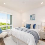 Interior of modern bedroom
