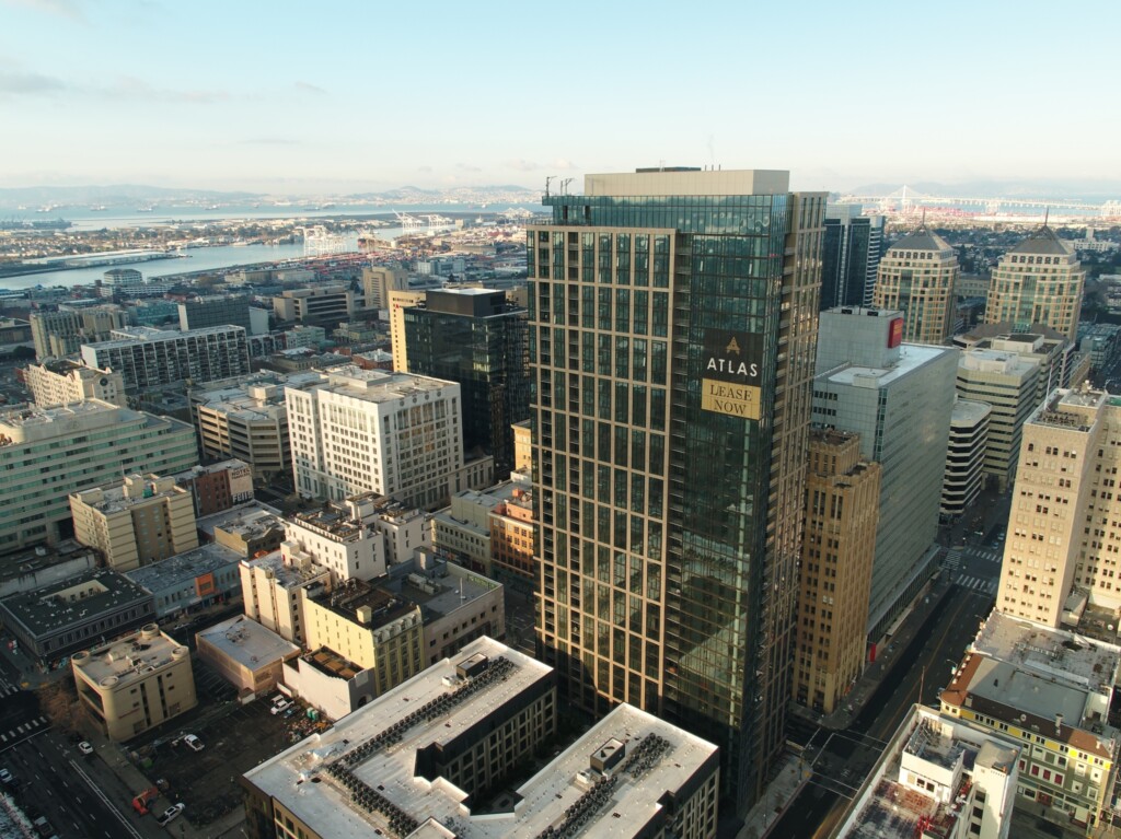 Exterior of building in downtown Oakland