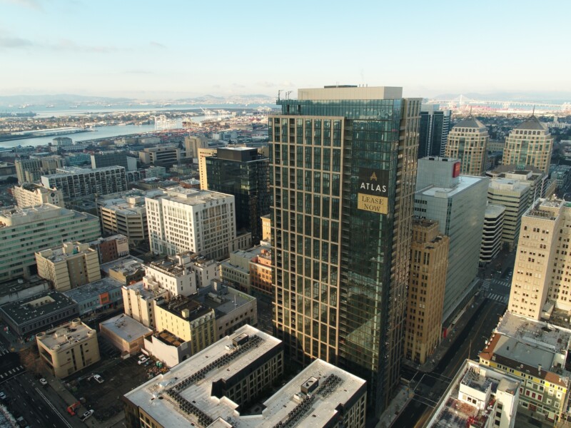 Exterior of building in downtown Oakland