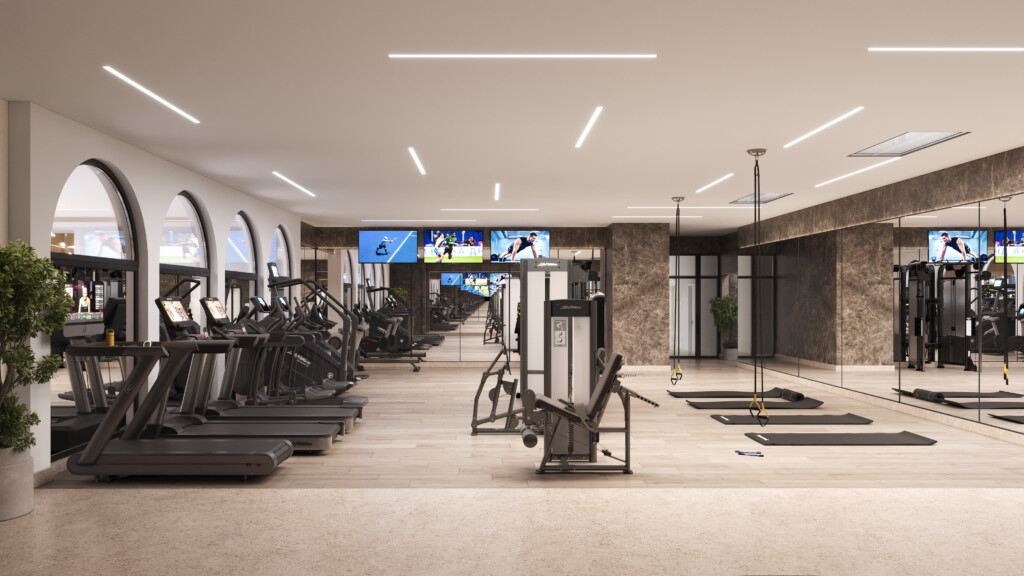 Gym Rendering Radical Galaxy Studio