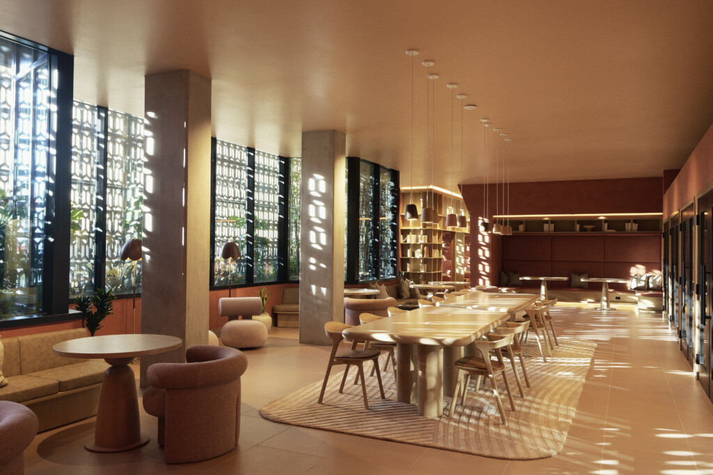 Interior with large table