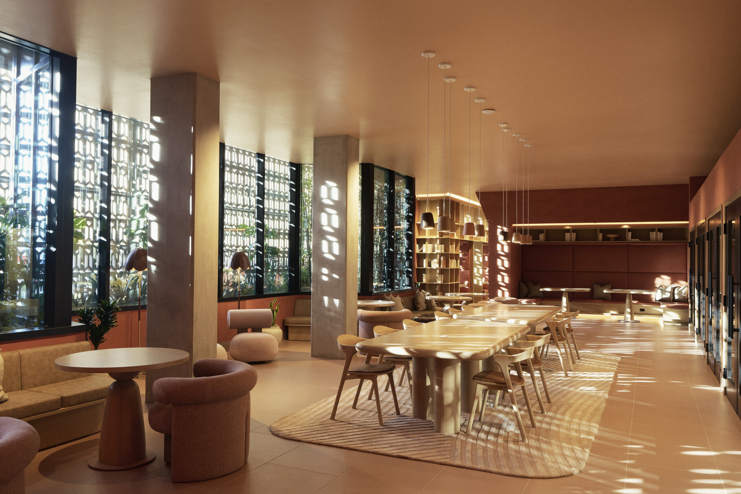 Interior with large table